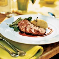 Thyme-Roasted Duck Breast with Orange-Wine Sauce recipe