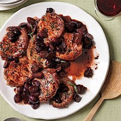 Pork with Grapes and Tarragon recipe
