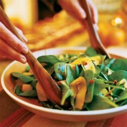 Spinach and Pumpkin Salad recipe