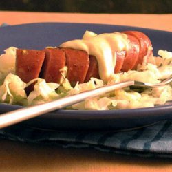 Braised Cabbage and Leeks with Turkey Sausage recipe