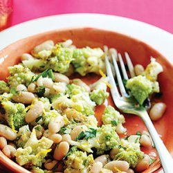 Romanesco Broccoli and Cannellini Bean Salad recipe