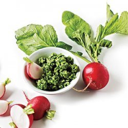 Radishes with Iceberg and Herb Butter recipe