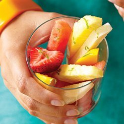 Fruit Cocktail with Margarita Dressing recipe