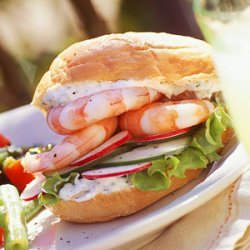 Cool-As-A-Cucumber Shrimp Sandwich recipe