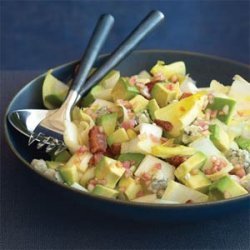 Endive Salad with Bacon, Gorgonzola, and Avocado recipe