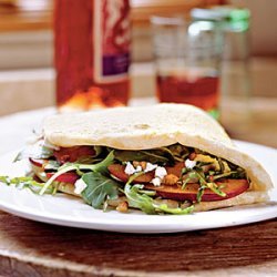 Goat Cheese and Greens Piadine recipe