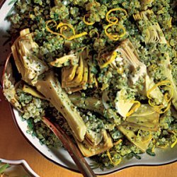 Quinoa Salad with Artichokes and Parsley recipe