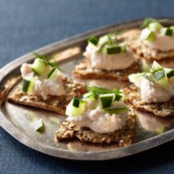 Flatbread Crackers + Taramasalata recipe