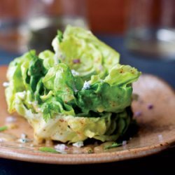 Butter Lettuce and Fresh Herbs with Maytag Blue Cheese recipe