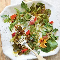 Walk-Around-the-Garden Salad with Herb Vinaigrette recipe