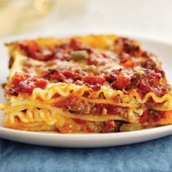 Lasagna with Sausage Ragù recipe