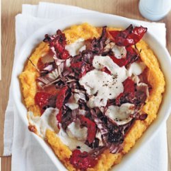 Deep-Dish Polenta Pizza recipe