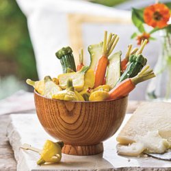 Sweet-and-Sour Veggie Pickles recipe