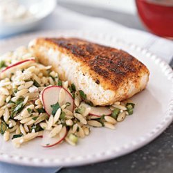 Blackened Halibut with Remoulade recipe
