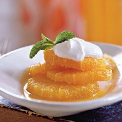 Oranges with Caramel and Cardamom Syrup recipe