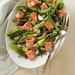 Spring Salmon and Vegetable Salad recipe