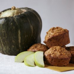 Buttercup Squash Muffins with Grated Apple recipe