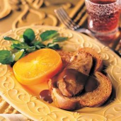 Fuyu Persimmons with Foie Gras recipe