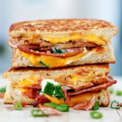Baked Potato Grilled Cheese recipe