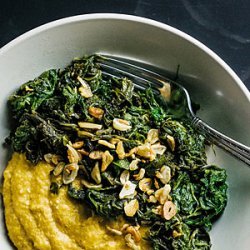 Garlicky Mustard Greens recipe