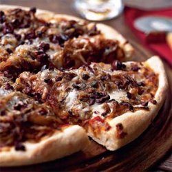 Pizza with Caramelized Fennel, Onion, and Olives recipe