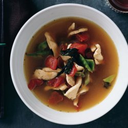 Thai-Style Chicken Soup with Basil recipe