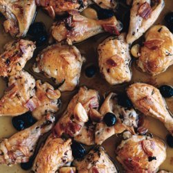 Roast Chicken with Pancetta and Olives recipe