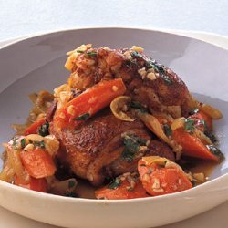 Sweet-and-Sour Chicken Thighs with Carrots recipe