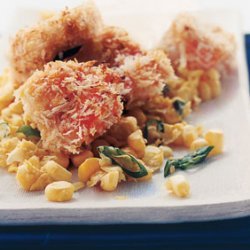 Crisp Chipotle Shrimp with Corn and Scallions recipe