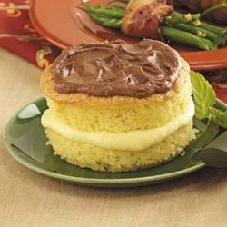 Boston Cream Sponge Cakes recipe