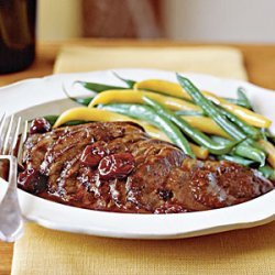 Duck Breasts with Pinot Noir and Cherry Sauce recipe