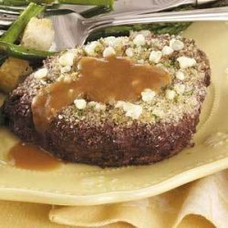 Blue Cheese-Topped Steaks recipe