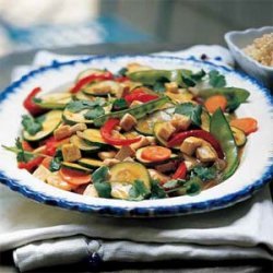 Garden Vegetable Stir-fry with Tofu and Brown Rice recipe