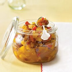 Curried Pineapple and Stone Fruit Chutney recipe