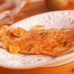 Maple-Glazed Roasted Salmon recipe