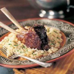 Lamb Chops with Mint Risotto recipe