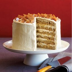 Spice Cake with Coffee Toffee Crunch recipe