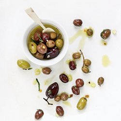 Citrus, Fennel, and Rosemary Olives recipe