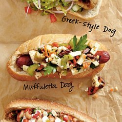 Muffuletta Dogs recipe