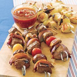 Chicken and Onion Kebabs recipe