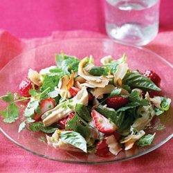 Thai Shredded Chicken and Strawberry Salad recipe