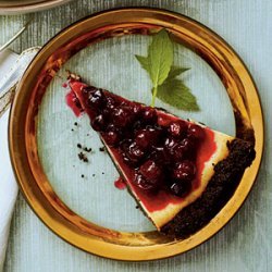 White Chocolate-Cranberry Cheesecake recipe