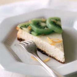 Ricotta Cheesecake with Ginger and Kiwi recipe