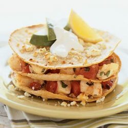 Fish Stacks with Mexican Crema recipe