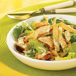 Caribbean Grilled Chicken Salad with Honey-Lime Dressing recipe