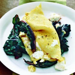 Ricotta Omelet with Swiss Chard recipe