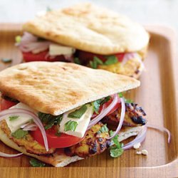 Tandoori Naan Chicken Sandwiches recipe