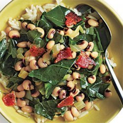 Black-Eyed Peas and Greens recipe