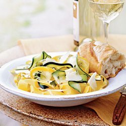 Summer Squash Ribbons with Oregano, Basil, and Lemon recipe