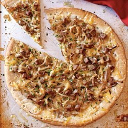 Chicken Sausage, Sweet Onion, and Fennel Pizza recipe